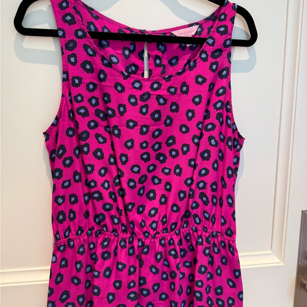 Lilly Pulitzer Pink and Blue Patterned top